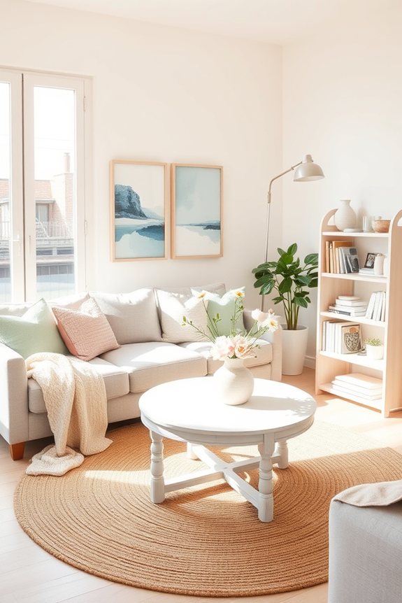light colors enhance spaciousness