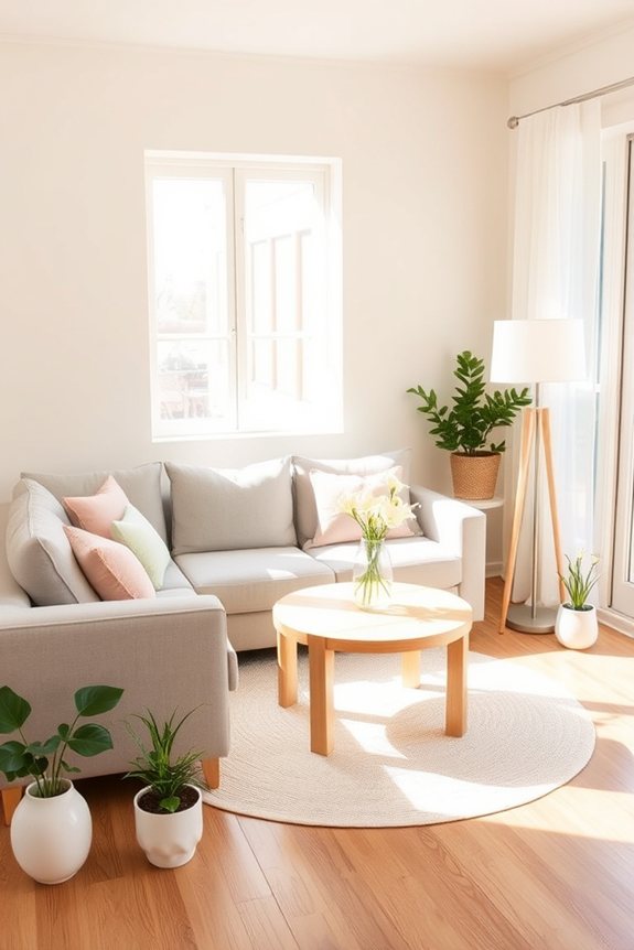 light colors enhance spaciousness