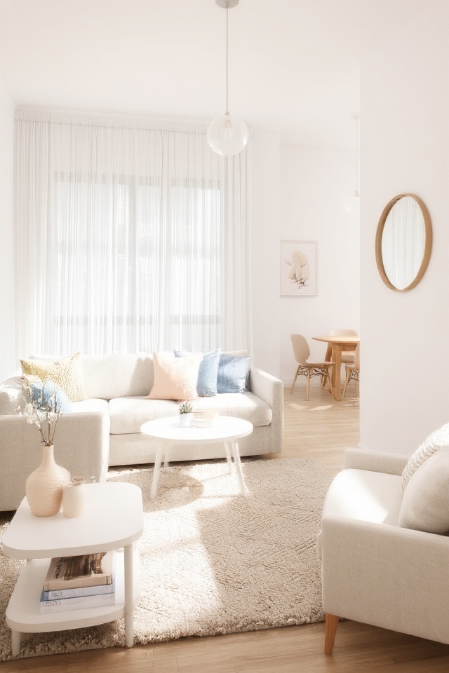 light colors expand space