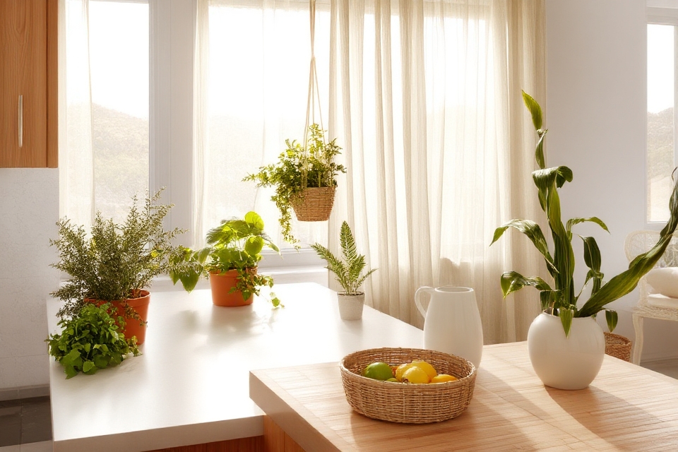 lively greenery enhances coastal design