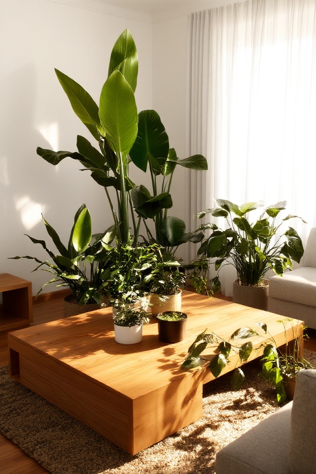 lush plants enhance interiors