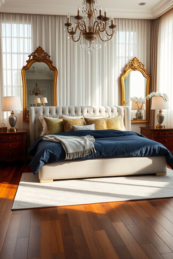 luxurious bedroom design elements