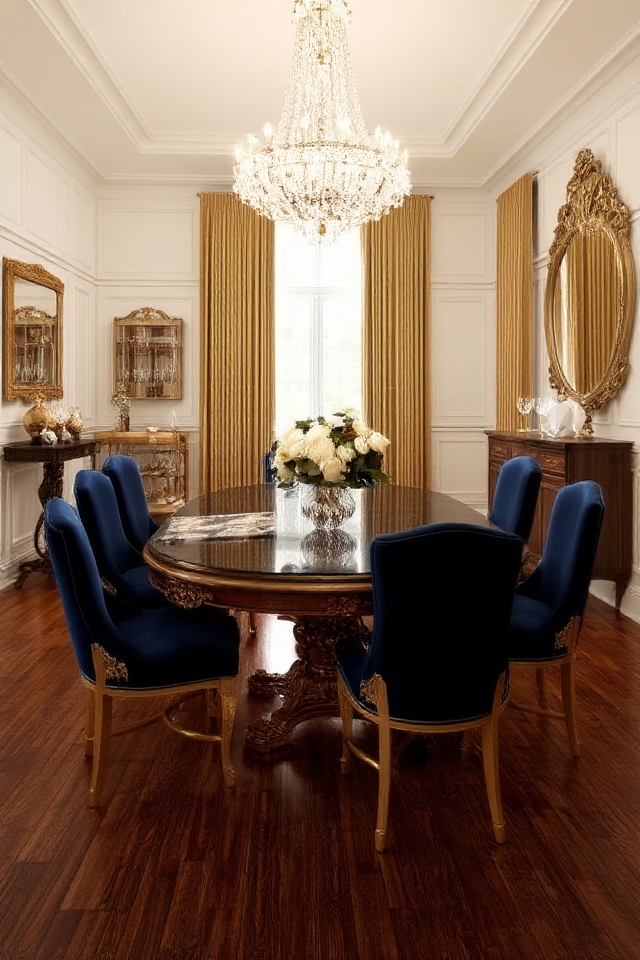 luxurious dining room design