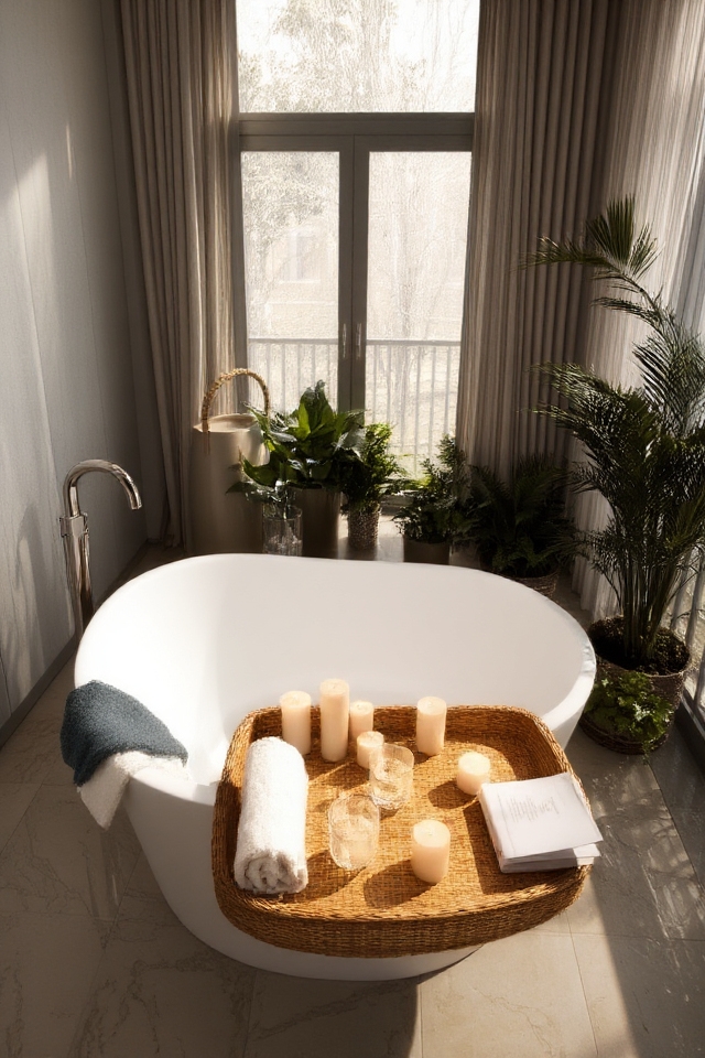 luxurious relaxing soaking tubs