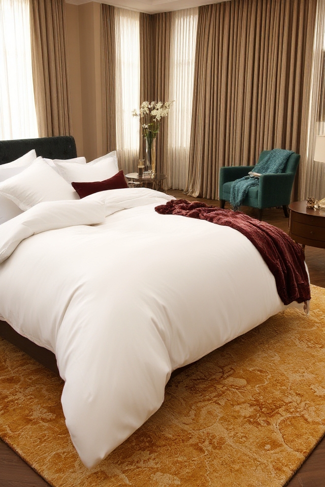 luxurious textiles for comfort