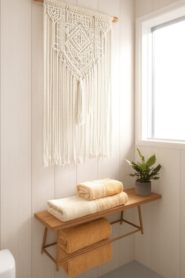 macram adds boho warmth
