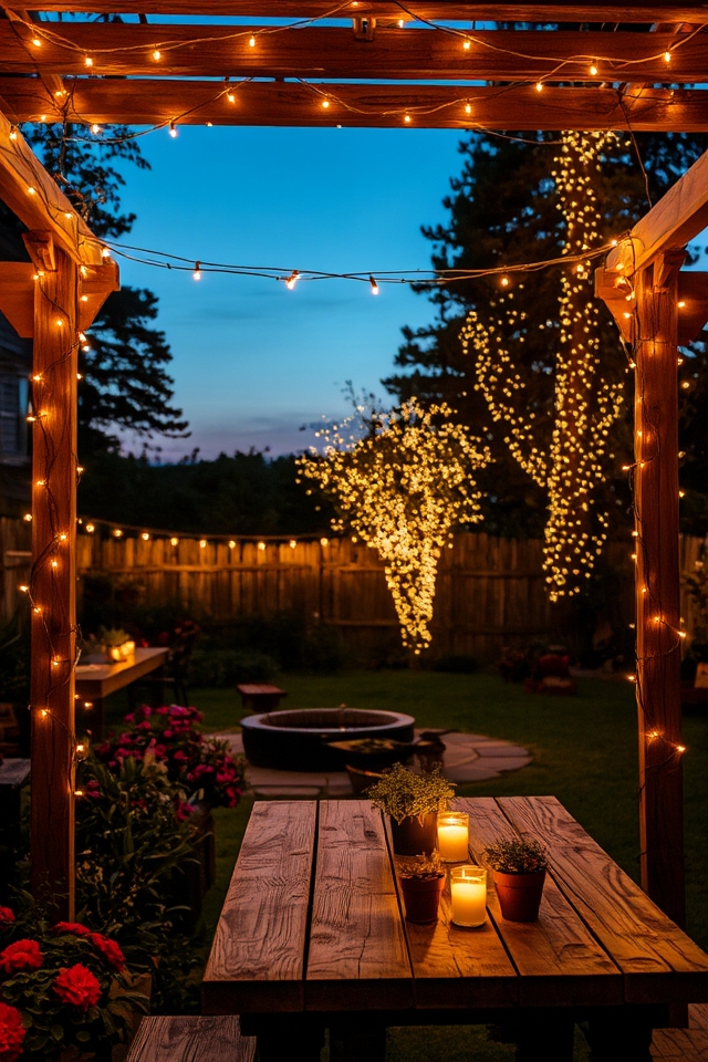 magical outdoor evening gatherings