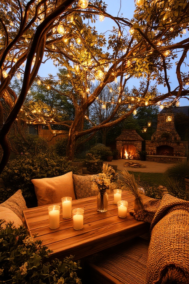 magical outdoor string lights