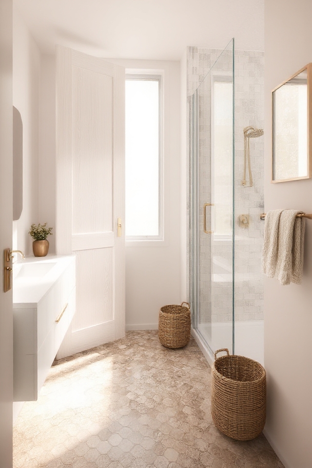 maximize bathroom space efficiently