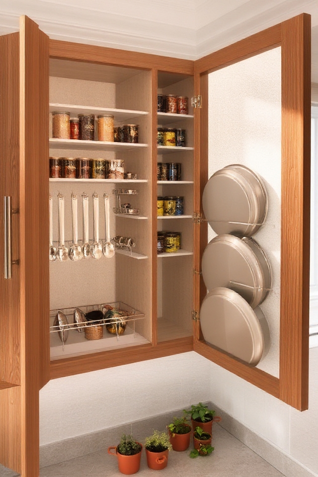 maximize kitchen cabinet space