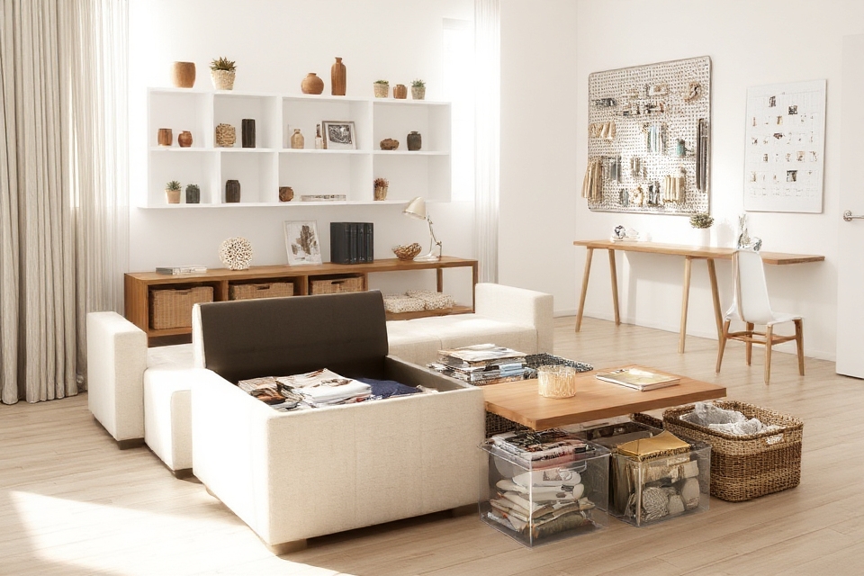 maximize minimalist apartment space