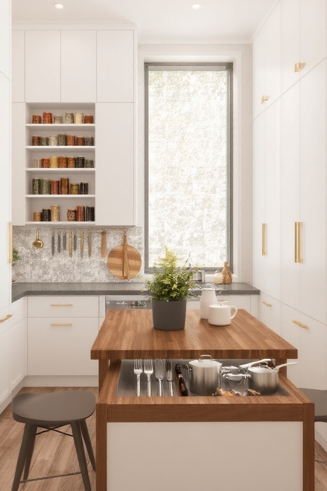 maximize small kitchen storage