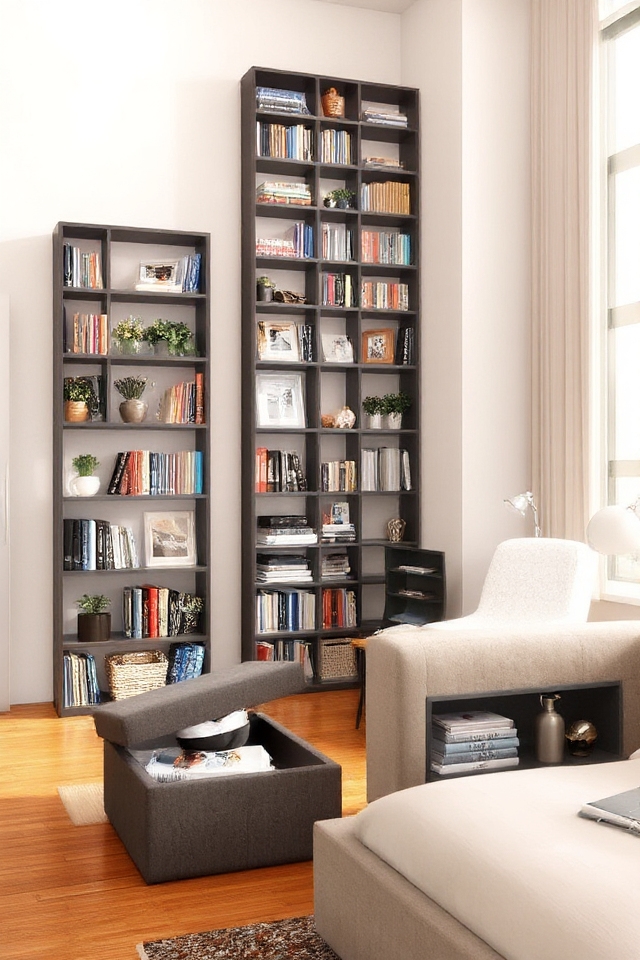 maximize space with vertical storage