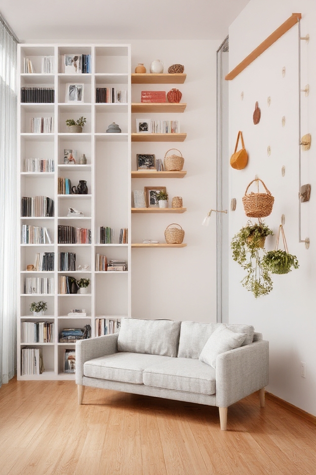 maximize space with vertical storage