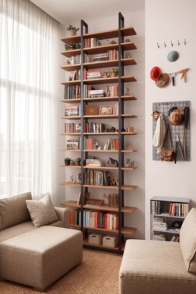maximize space with vertical storage