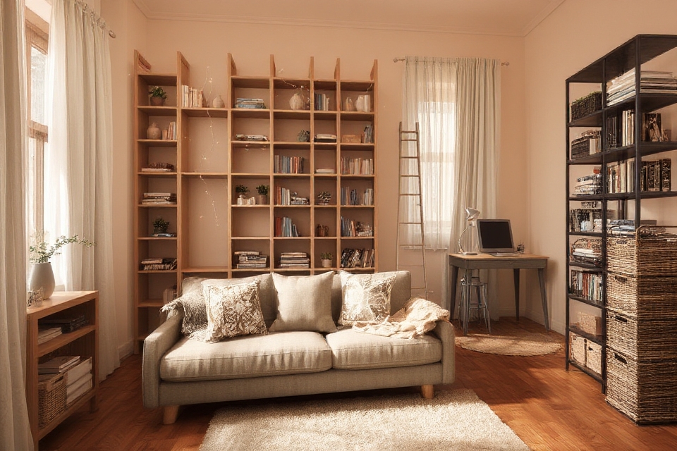 maximize space with vertical storage