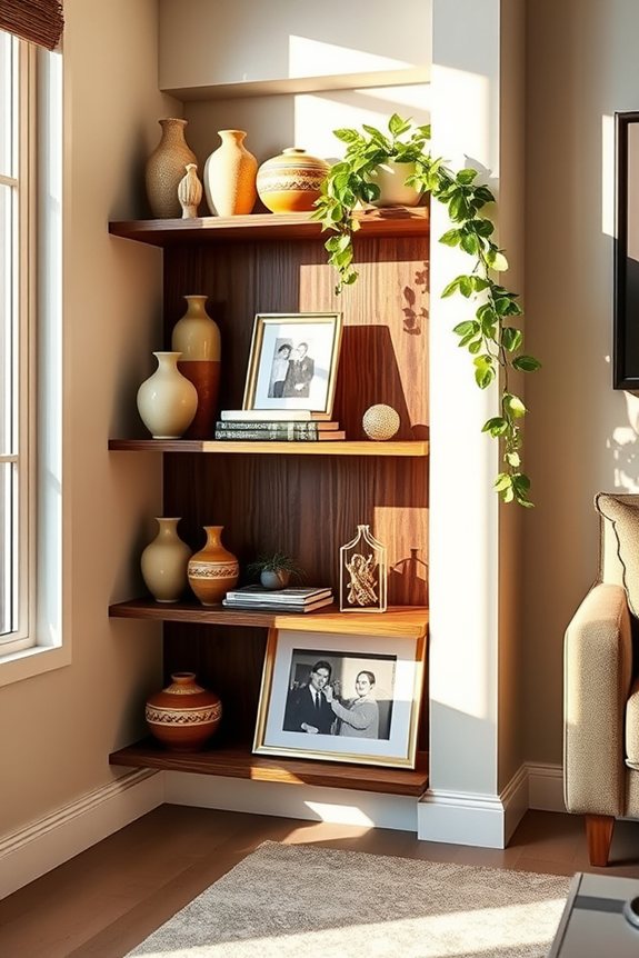 maximize unused corner space