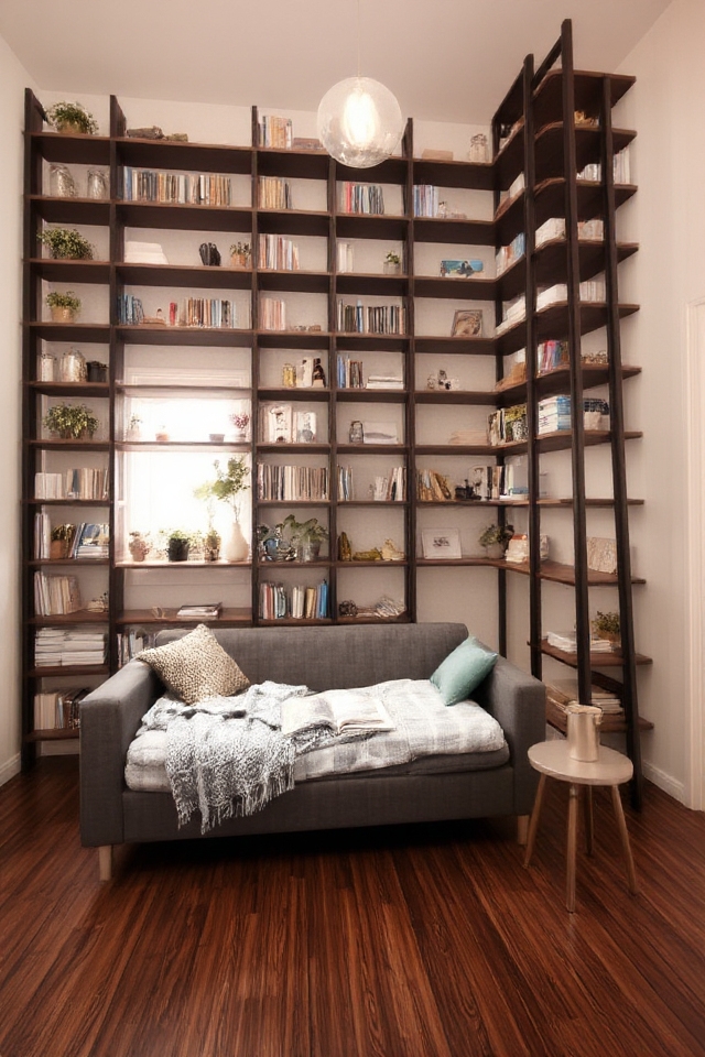 maximize vertical furniture space