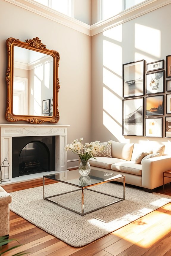 maximizing space with mirrors