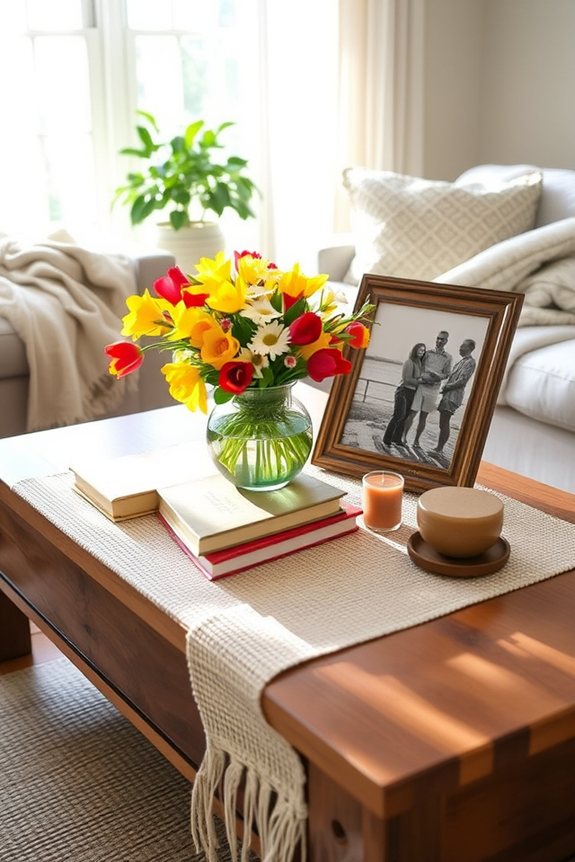 meaningful coffee table decor