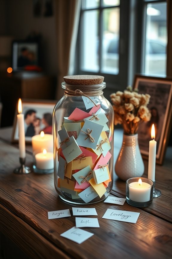memory jar of love