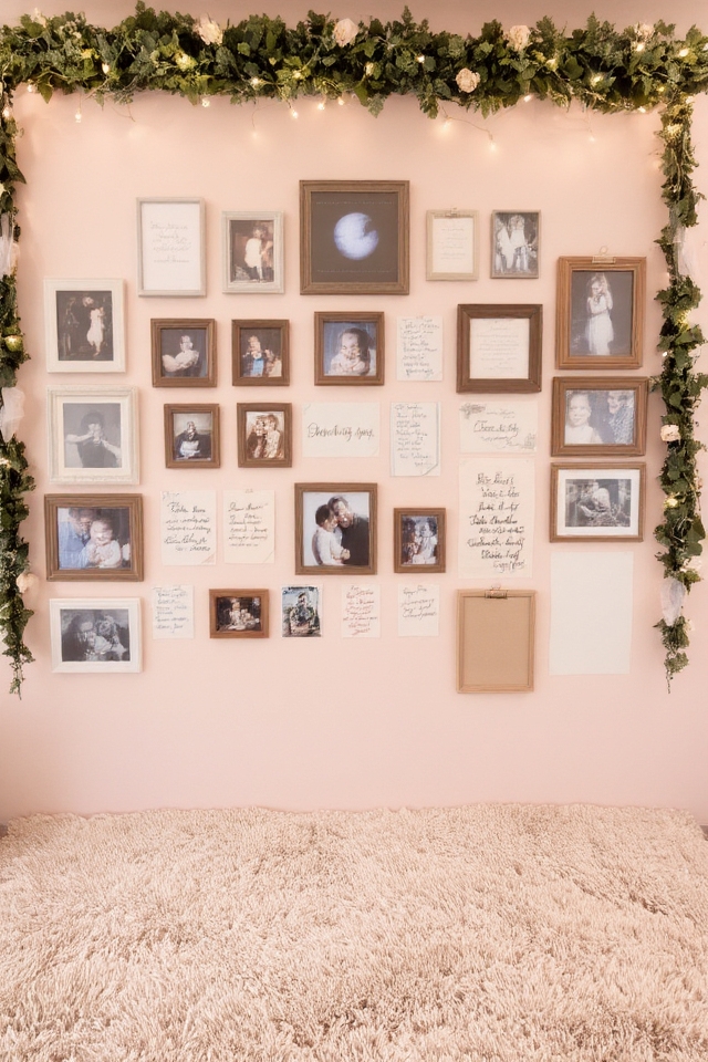 memory wall for celebration