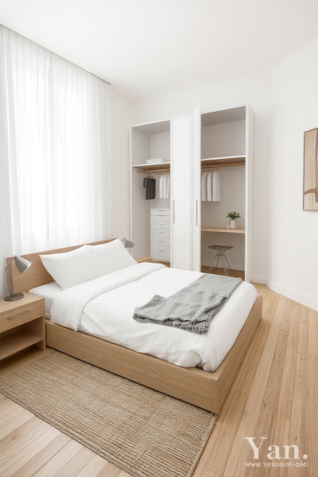 minimalist bedroom design strategy