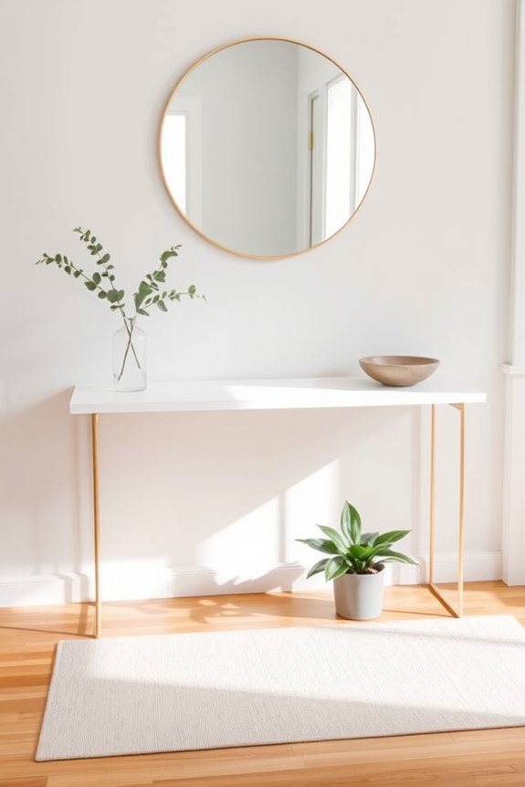 minimalist entryway design essentials