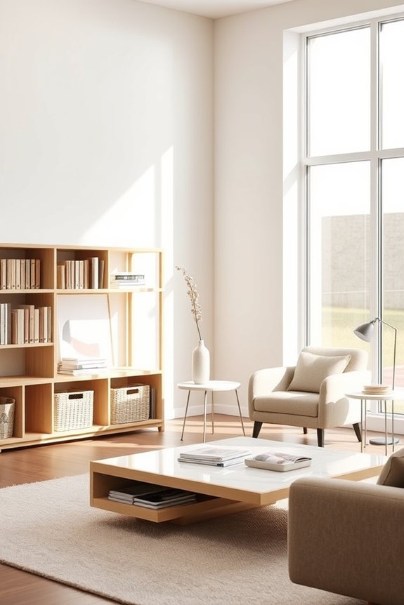 minimalist functional storage solutions