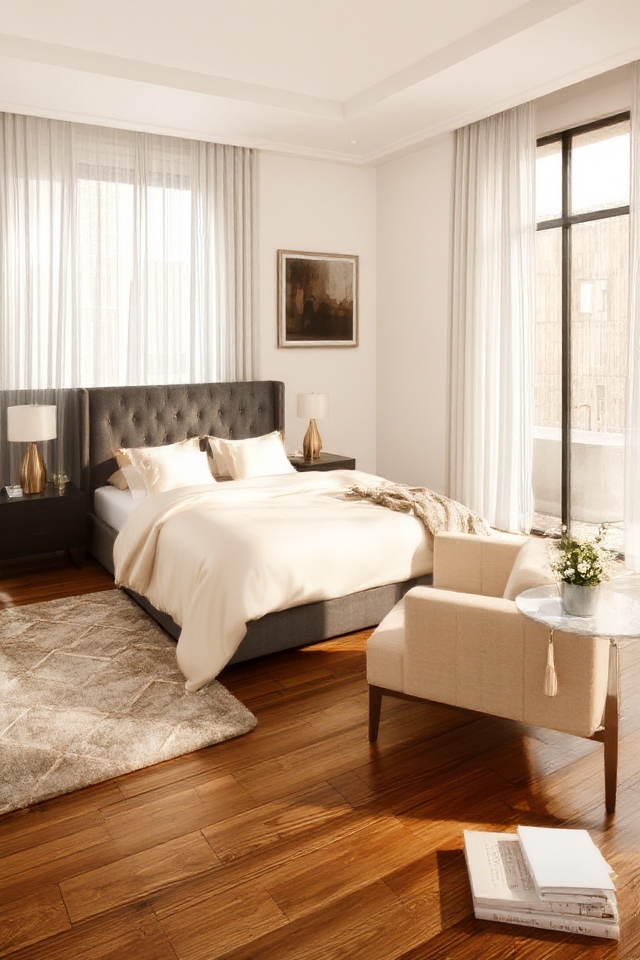 minimalist luxurious bedroom design