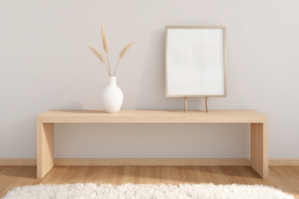 minimalist shelving with simplicity