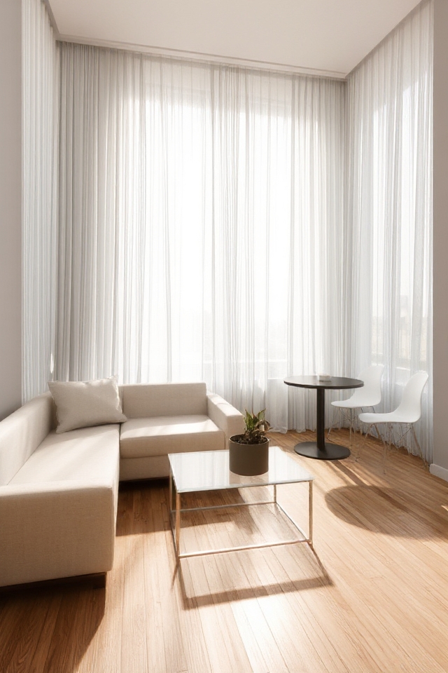 minimalistic window treatment styles
