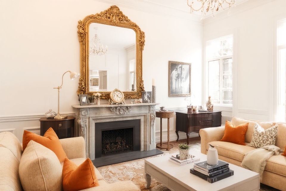 mirrors enhance decorative space