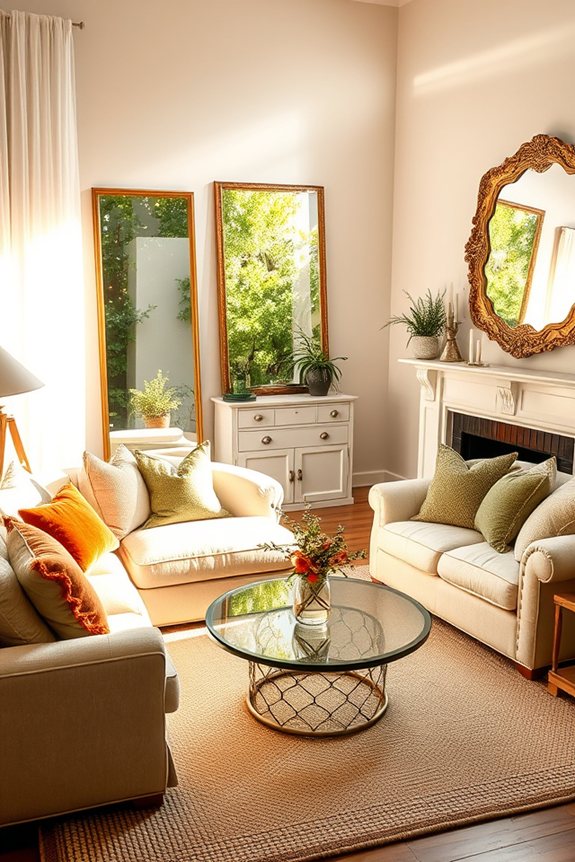 mirrors enhance living space