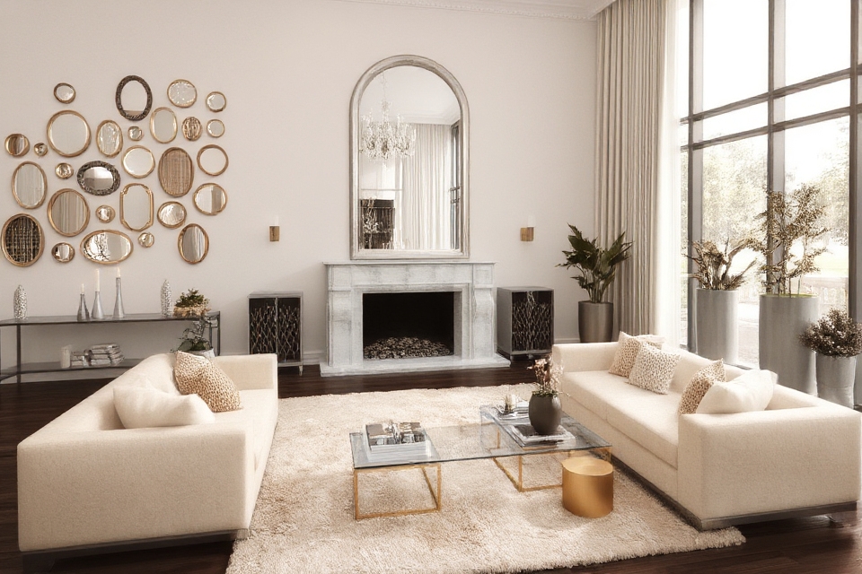 mirrors enhance living spaces
