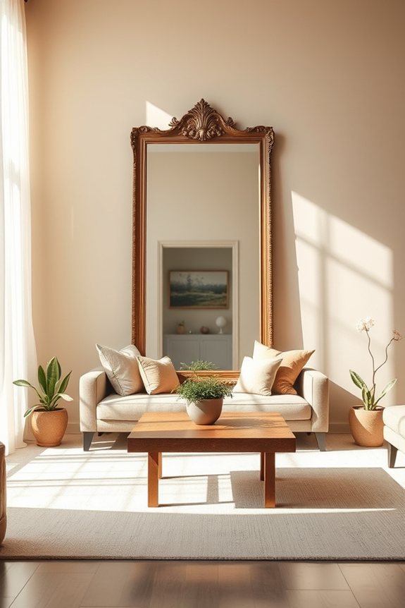 mirrors enhance space and light