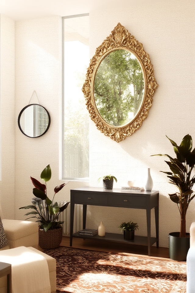 mirrors enhance space perception