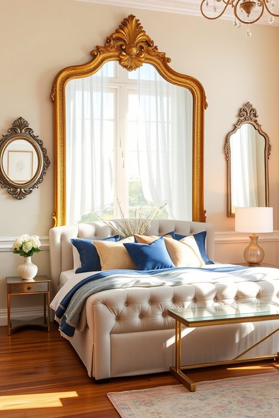 mirrors enhance spacious ambiance