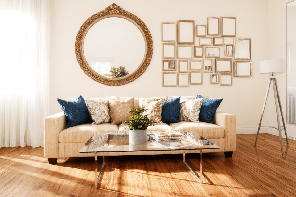 mirrors enhance spatial illusion