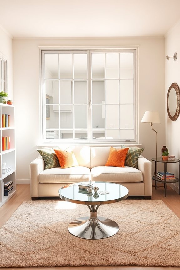 mirrors expand small spaces
