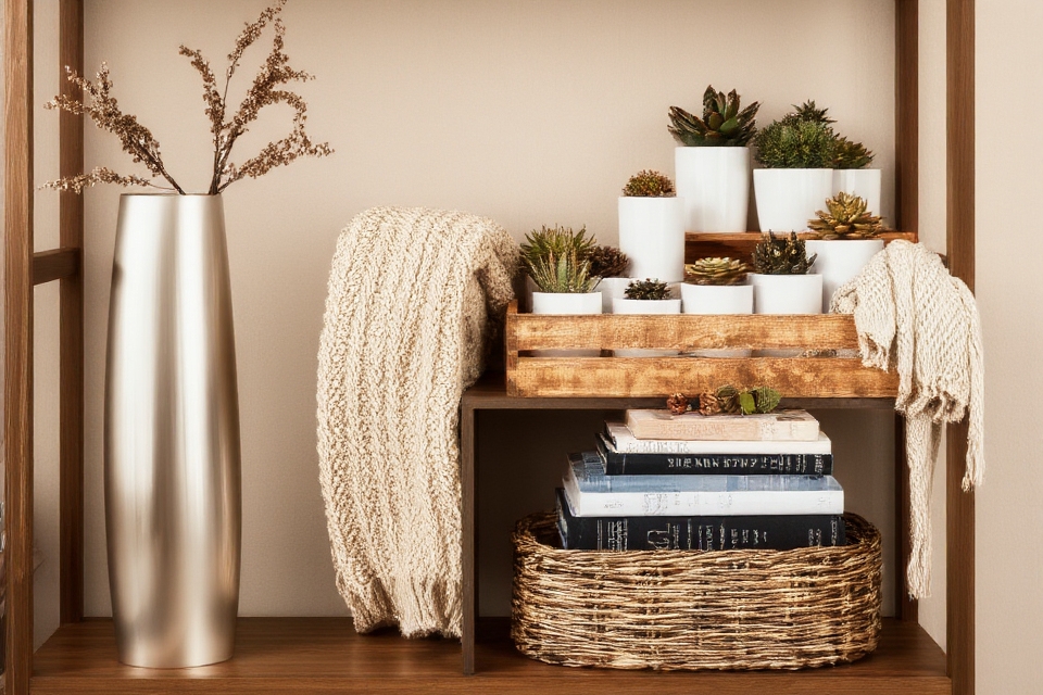 mix textures for visual appeal