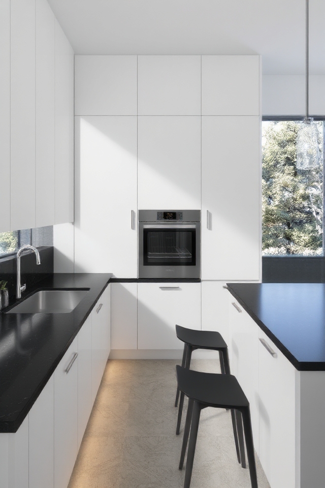 modern minimalist kitchen cabinets