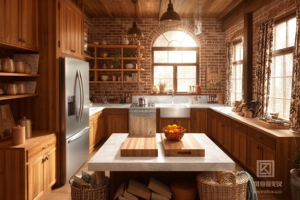 modern rustic kitchen harmony
