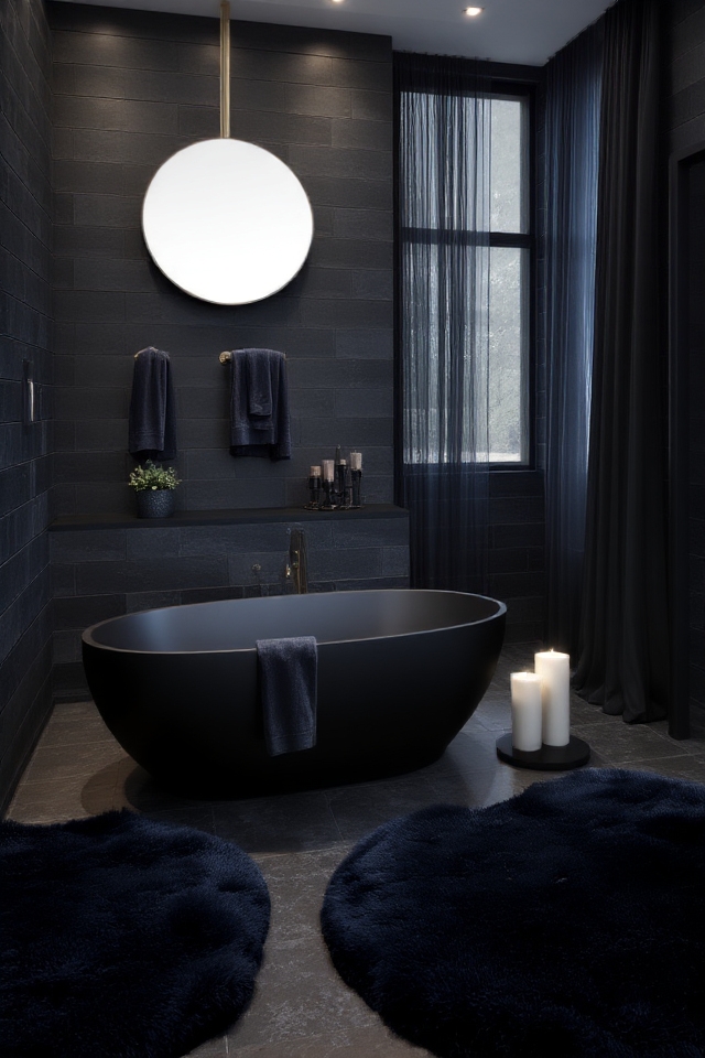 monochrome elegance in bathrooms