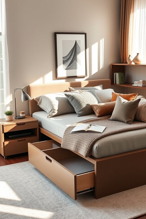 multi functional bedroom furniture solutions