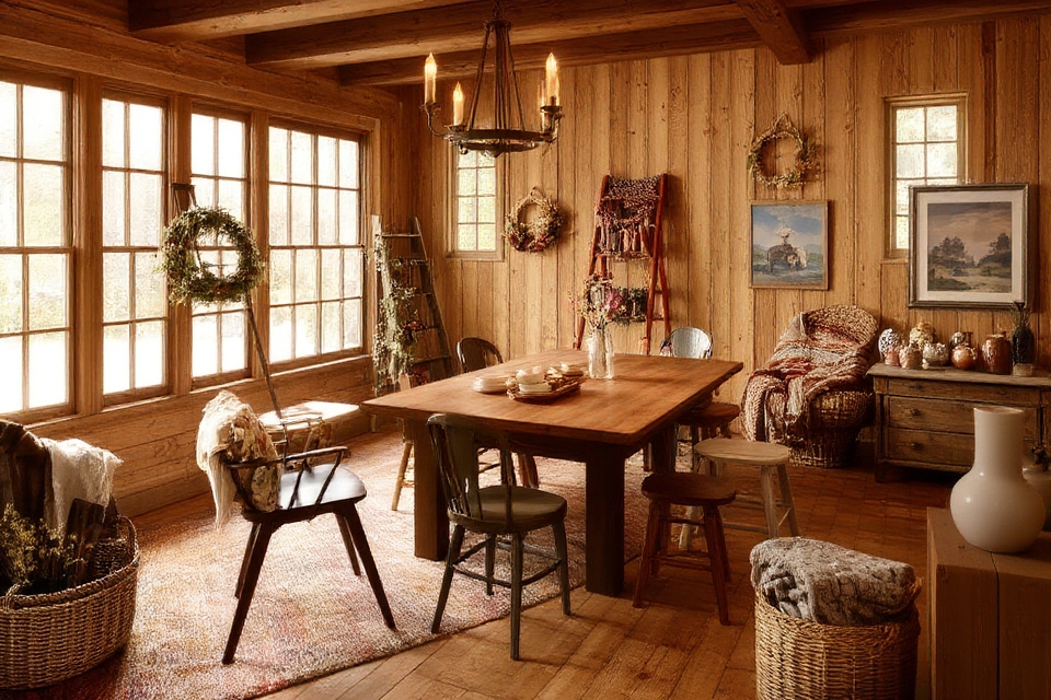 natural cozy vintage design