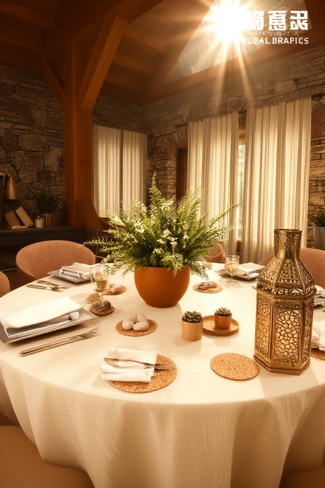 natural decor for ramadan