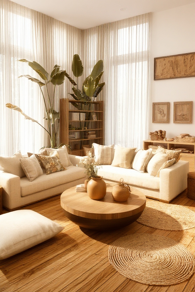 natural elements enhance decor