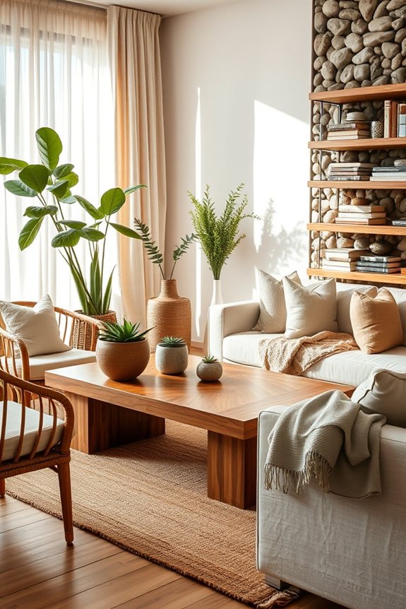 natural elements in decor