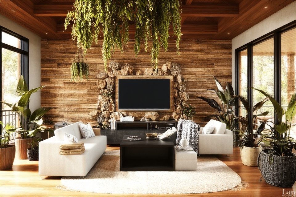 natural elements indoor retreat